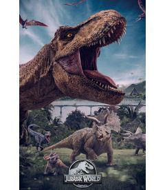 Jurassic World - World (91,5 x 61 cm)