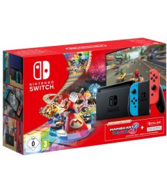 Nintendo Switch + Mario Kart 8  + Abbonamento Online 3 Mesi (Neon)