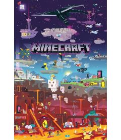 Minecraft - World Beyond (91,5 x 61 cm)