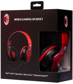 Wired Gaming Headset AC Milan (PS4, PS5, XB1, XBX, Switch, PC)