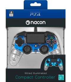 Nacon Wired Compact Controller (Blu Luminoso)