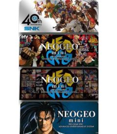 Neo Geo Mini Character Stickers (4 pezzi)