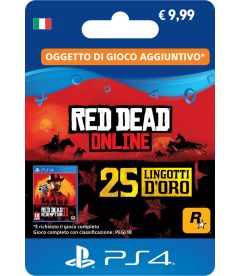 Red Dead On Line - 25 Lingotti D'Oro