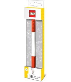 Lego - Penna Gel (Rosso, 1 pz)