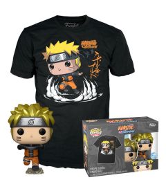 Funko Pop & Tee! Naruto - Naruto Uzumaki (Taglia L)