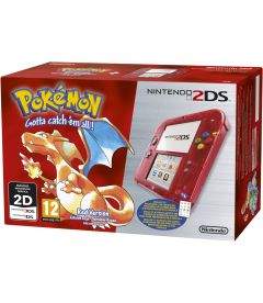 Nintendo 2DS + Pokemon Versione Rossa (Rosso Trasparente)