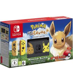 Nintendo Switch + Pokemon Let's Go Eevee + Poke Ball Plus
