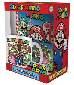 Super Mario - Bumper Set (Tazza + Taccuino + Portachiavi)