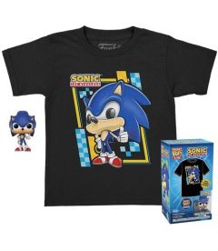 Pocket Pop! & Tee Sonic The Hedgehog - Sonic With Ring (Taglia M, Kids)