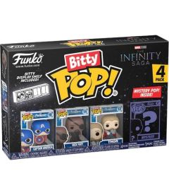 Bitty Pop! Marvel The Infinity Saga - Captain America (4 pack)
