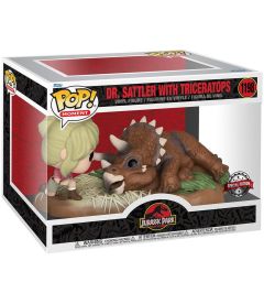 Funko Pop! Jurassic Park - Dr. Sattler With Triceratops (9 cm)