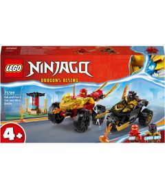 Lego Ninjago - Battaglia Su Auto E Moto Di Kai E Ras