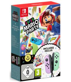 Super Mario Party (Codice Digitale) + Coppia Joy-Con (Viola e Verde Pastello)
