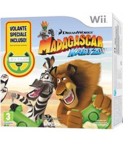 Madagascar Kartz + Volante Wii