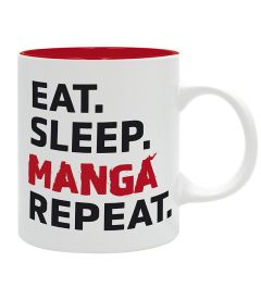 Tazza Asian Art - Eat Sleep Manga Repeat 