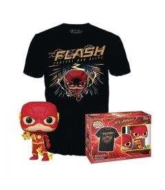 Funko Pop & Tee! DC Comics - The Flash (Taglia M)