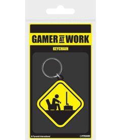 Gamer at Work Caution Sign