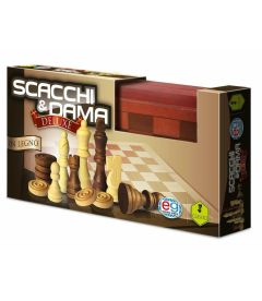 Scacchi E Dama - Deluxe (In Legno)