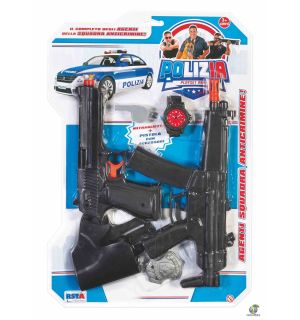 Pistole Polizia (2 pz, Con Accessori)