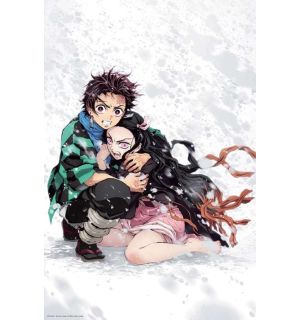 Poster Demon Slayer - Tanjiro & Nezuko Snow
