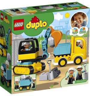 Lego Duplo - Camion E Scavatrice Cingolata