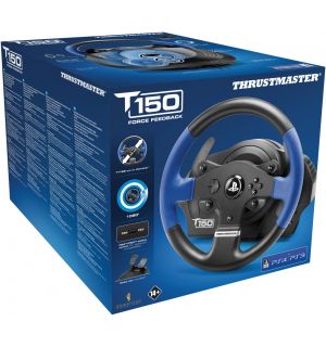 Volante T150 Force Feedback (PS5, PS4, PS3, PC)