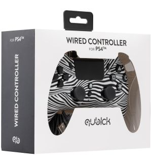 Wired Controller Nero Bianco 2.0 (PS4)