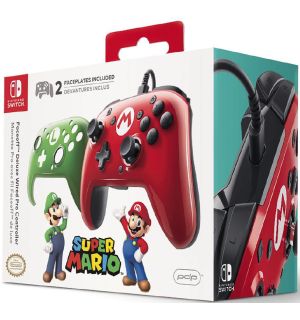 Nintendo Switch Pro Controller Wired (Skin Mario e Luigi)