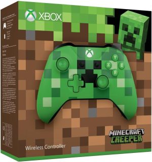 Controller XBox One Wireless (Minecraft Creeper)