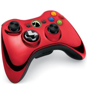 Controller Xbox 360 Wireless (Chrome Rosso)