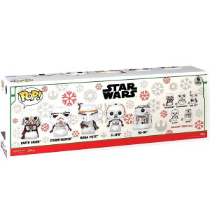 Funko Pop! Star Wars - Darth Vader, Stormtrooper, Boba Fett, C-3PO, R2-D2 (9 cm)