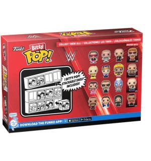 Bitty Pop! WWE - Bret Hit Man Hart (4 pack)