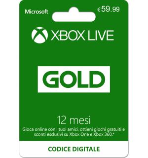 Xbox Live Gold (12 Mesi)