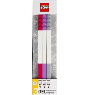Lego - Penna Gel (Colori Pastello, 3 Pz)