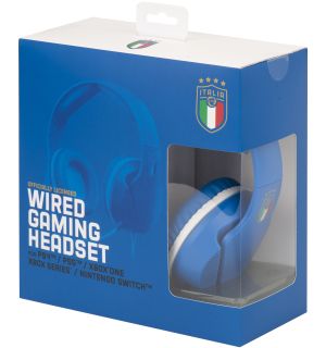 Cuffie Gaming FIGC - Nazionale Italiana Di Calcio  (PS4, PS5, XB1, XBX, Switch, PC)