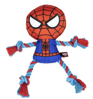 Spiderman - Peluche Con Corda Masticabile