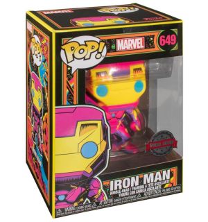 Funko Pop! Marvel - Iron Man (Black Light, 9 cm)
