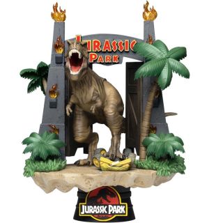 Jurassic Park - Gate With T-Rex (16 cm)