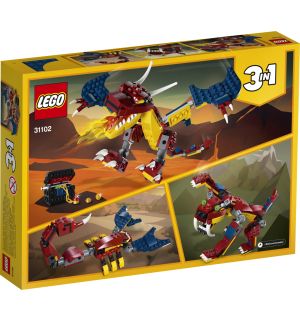 Lego Creator - Drago Del Fuoco