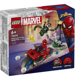 Lego Marvel - Inseguimento Sulla Moto Spider-Man Vs. Doc Ock