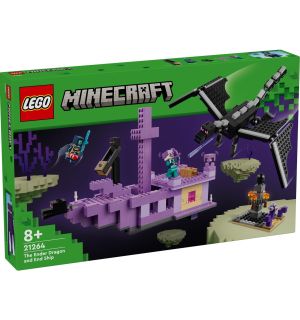 Lego Minecraft - L'Enderdrago E La Nave Dell'End