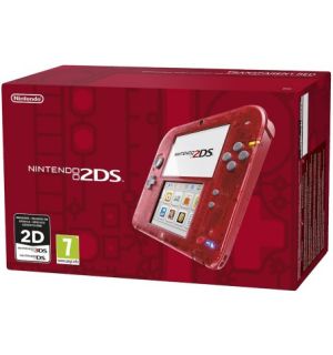 Nintendo 2DS (Rosso Trasparente)