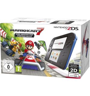 Nintendo 2DS + Mario Kart 7 (Nero E Blu)