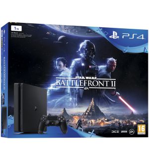 PS4 1TB Slim + Star Wars Battlefront 2 (E Chassis)
