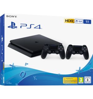 PS4 1TB Slim + 2 Dualshock (D Chassis)