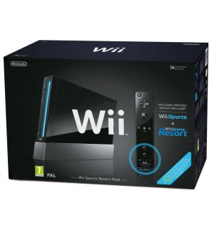 Wii Sports Resort Pack + Telecomando Wii Plus (Nero)