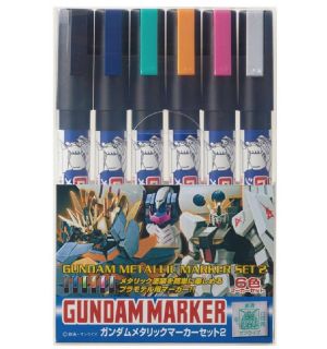 Model Kit Gundam - Marker AMS-125 Metallic Set 2