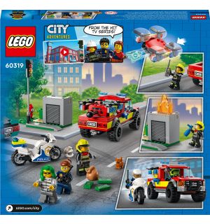 Lego City - Soccorso Antincendio E Inseguimento Della Polizia