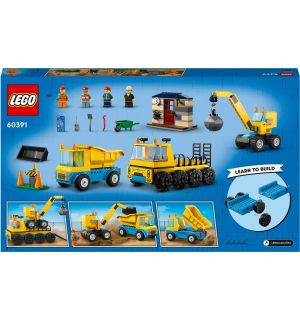Lego City - Camion Da Cantiere E Gru Con Palla Da Demolizione