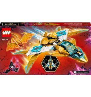 Lego Ninjago - Il Jet Dragone D'Oro Di Zane